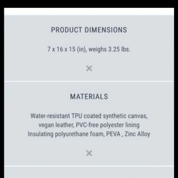 PARASOL Co. VEGAN DIAPER BAG - Picture 6 of 6